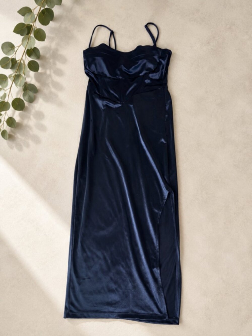 ✨ Windsor Satin Midi Dress – Size 6 ✨